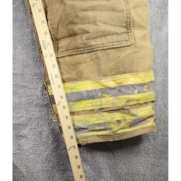Morning Pride Firefighter Turn Out 44C 29/35L 34S Vintage Set with Boots Gloves - Picture 8 of 16